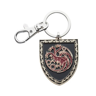 SalesOne LLC Game of Thrones House of the Dragon Targaryen Shield Enamel Keychain