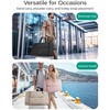 Garment Bags for Travel Foldable Carry on Suit Carrier for Hanging Clothes Stylish Dress Carrier Bags - 2 of 4