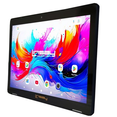 LINSAY® 10.1" Octa Core 256GB Storage Android 15 Tablet with POP Holder and Pen Stylus