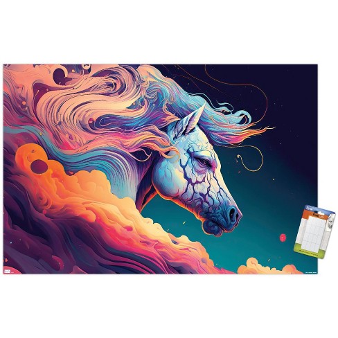 Trends International Wumples - Horse In The Sky Unframed Wall