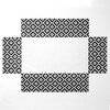 Bacati - Love Black/white Diamond Crib/Toddler Bed Skirt - 4 of 4