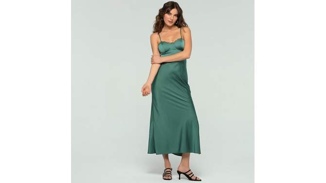 Women's Lace Trim Maxi Slip Dress - Wild Fable™, 2 of 6, play video