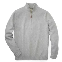 Hope & Henry Mens' Half Zip Pullover Sweater