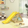 Infurnic Baby Activity Gyms, Triangle Set with Slide and Sandbags, Baby Gym Play Set for Toddlers, Multicolored, 46.85"*12.6"*24.02" - 3 of 4