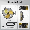 Ihomadore 18" Metal Wall Fans for Industrial and Commercial - 4 of 4