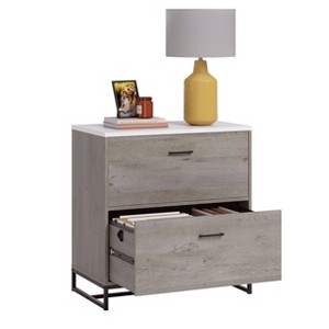 Sauder Tremont Row 2 Drawer File Cabinet Mystic Oak - 1 of 4