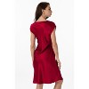 SilkSilky Women's 100% Mulberry Silk Cap Sleeve Nightgown - 2 of 4