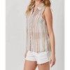 Women's Sleeveless Pintuck Top - mystree - 4 of 4