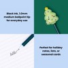 Yoobi Holiday Novelty Ballpoint Pen Christmas Tree Squishy Topper Pen 1.0mm Black Ink Stocking Stuffer - 3 of 4