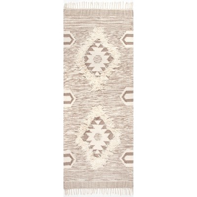 Nuloom Savannah Moroccan Tasseled Wool Indoor Area Rug