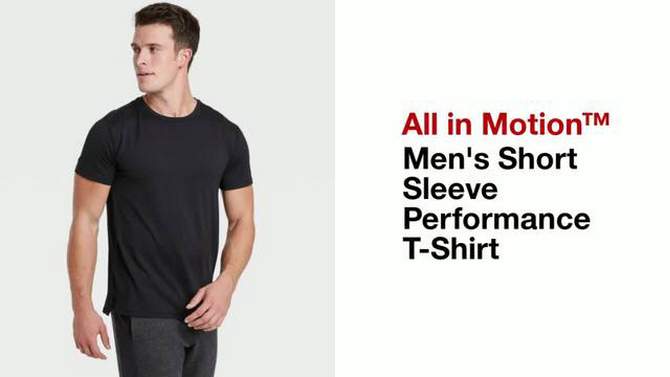 Men's Short Sleeve Performance T-Shirt - All In Motion™, 2 of 10, play video