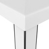 vidaXL Gazebo with Double Roof 9.8'x9.8' White - 4 of 4