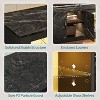 Bestier 80" TV Stand for TVs up to 85" with LED Lights Entertainment Center for Living Room in Black Marble - 3 of 4
