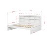 Donco Kids FULL BOOKCASE DAYBED WHITE - 3 of 4