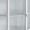 Gulches 22.25'' White Floor Corner Cabinet - Tempered Glass Door Storage Cabinet with 2 Internal Shelves, Space-Saving Furniture for Bathroom - 3 of 4