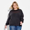 Women's Coke Can't Beat the Feeling Fleece Graphic Sweatshirt - Black - 2 of 3