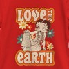 Girl's Betty Boop Love the Earth T-Shirt - 2 of 4