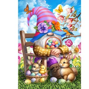 Briarwood Lane Garden Flag 12x18 For Outdoor Easter Basket Gnome For Easter Garden Flag Flags For Outside - 1 of 4
