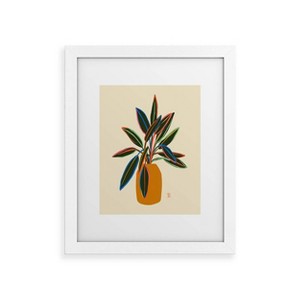 Deny Designs Sandrapoliakov Plant with Colorful Leaves Art Print - 1 of 4