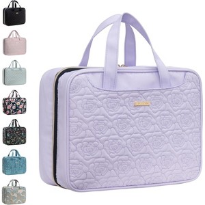 Paaaawaters Hanging Travel Toiletry Bag for Women Traveling With Leakproof Compartment Makeup Cosmetic - 1 of 4