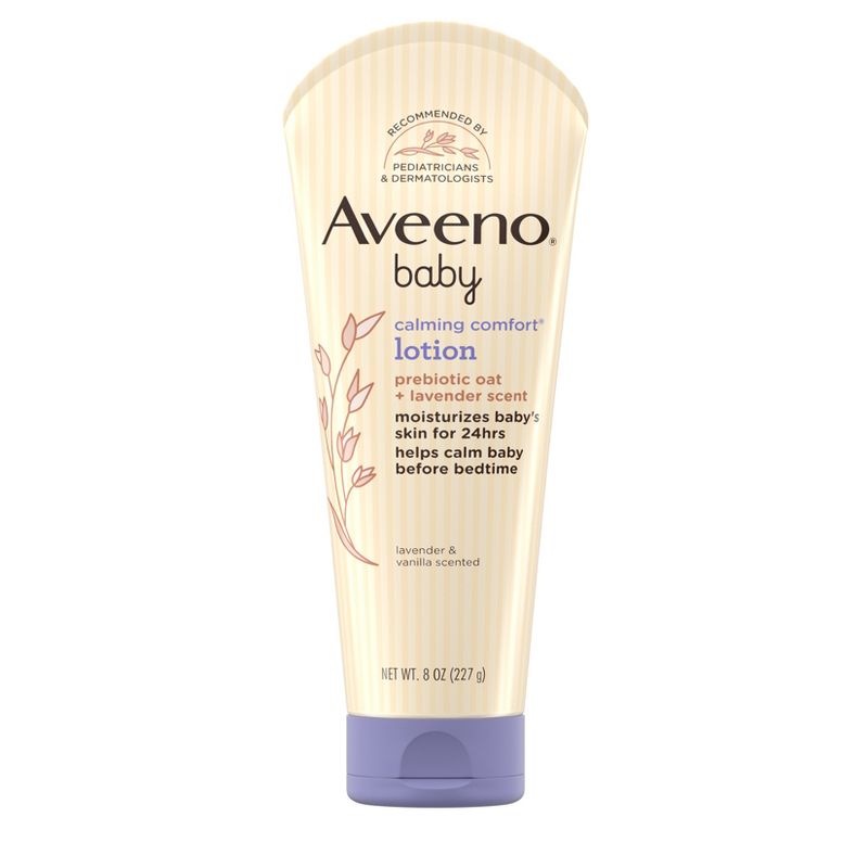 Aveeno Baby Calming Comfort Moisturizing Body Lotion - Lavender &#38; Vanilla Scents - 8oz, 3 of 9