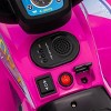TopComfy Baby Walkers Kids ATV Quad, Ride On Toy, Rechargeable Battery, 4 Wheeler for Toddlers, Romantic, Pink, 26.8"*15.4"*12.6" - 3 of 4