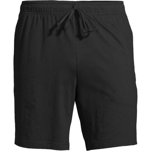 Lands' End Men's Knit Jersey Pajama Shorts - Small - Black