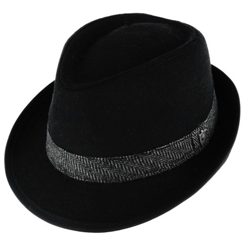 Black fedora store hat target