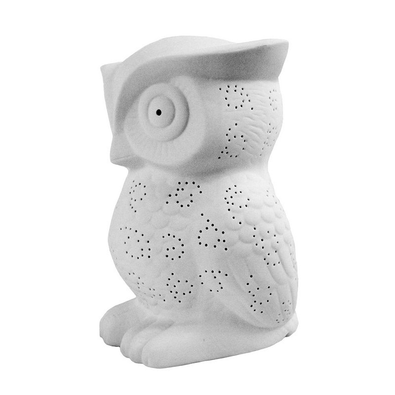 Porcelain Wise Owl Shaped Animal Light Table Lamp - Simple Designs, 4 of 6
