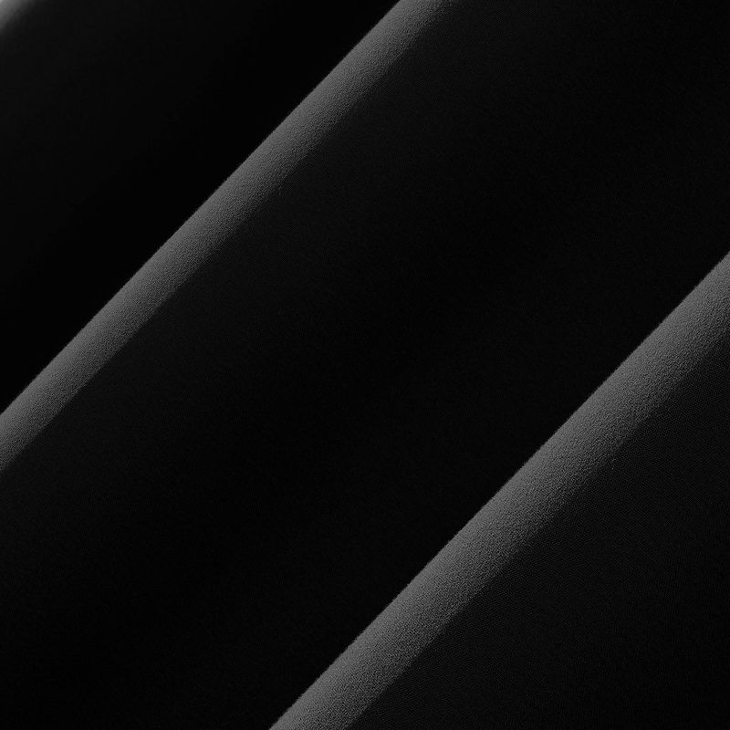 1pc 40&#34;x63&#34; Sheer Cyrus Thermal Curtain Panel Black - Sun Zero, 4 of 10