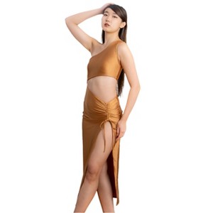 Azzul Swimwear Victoria One Shoulder Maxi Beach Dress Effortless Luxury Meets Bold Elegance - 1 of 4