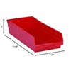 Quantum Storage Systems Economy Shelf Bin, 17-7/8"W X 8-3/8"D X 4"H - 2 of 2