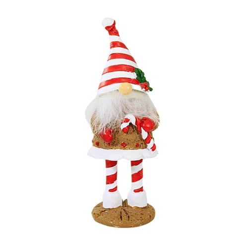 Ganz 6.0 Inch Gingerbread Gnome Icing Marshmallows Gnome Figurines : Target