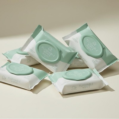 The Nice Bum Flushable Wipes with EDI water