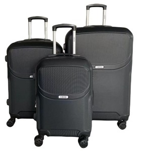 IZOD Regina Expandable ABS Hard shell Lightweight 360 Dual Spinning Wheels and Combo Lock 3-Piece Luggage Set - 1 of 4