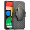 Nakedcellphone Case with Stand and Belt Clip Holster for Google Pixel 5 - Black - 3 of 4