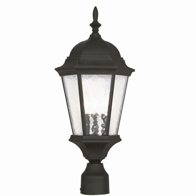 Livex Lighting Hamilton 3 - Light Post Light in  Textured Black