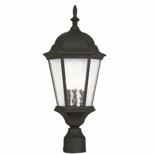 Livex Lighting Hamilton 3 - Light Post Light in  Textured Black - 1 of 2