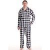#FollowMe Mens Flannel Pajama Set  Stylish & Cozy Winter Sleepwear - 2 of 4