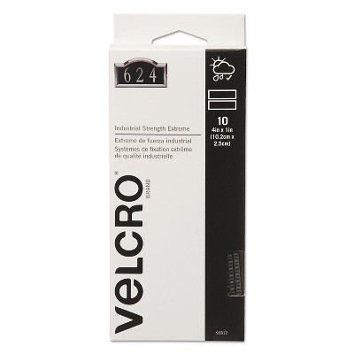 Velcro Industrial Strength Heavy Duty Adhesive Coins, Black, 7/8-in, 4-pk