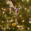 Gallerie II Cheerleader With Pom Pom Ornaments Set of 2 - 2 of 2