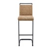 PAGED Bar Stools Set of 2 Modern PU Leather Counter Stools with Back and Metal Legs for Pub, Dining Room - 4 of 4