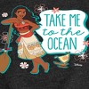 Girls' - Disney Princess - Moana Take Me To The Ocean Fitted Short Sleeve Graphic T-Shirt - 2 of 4