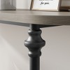 Narrow Entryway Table, 2 Tier Table with Storage Shelf, Thin Behind Couch Table, Farmhouse Skinny Sofa Table for Hallway, Entrance, Living Room - 4 of 4