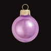 Northlight 28ct Soft Lavender Shiny Finish Christmas Ball Ornaments - 2" (50mm) - 2 of 4