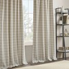 PAGED Plaid Rod Pocket and Back Tab Curtain Panel,Light Filtering Window Curtain Panel with Fleece Lining,Curtains for Living Room - 2 of 4