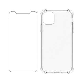 Verizon Case & Glass Screen Protector for iPhone 11 Pro - Clear