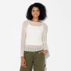 Women's Long Sleeve Boat Neck Henley Shirt - Wild Fable™ - 2 of 4