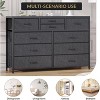 45" Wide TV Stand Dressers,10 Drawers Fabric Dressers,Lightweight Entertainment Center with Fabric Bins for Living Room, Hallway - 4 of 4