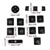 Unique Bargains Front Rear Left Right Door Armrest Window Switch Button Cover for Mercedes-Benz E550 2010-2015 Black - 2 of 4